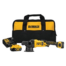 Leštička excentrická 125mm DCM848P2 18V 2x5,0Ah Li-Ion
