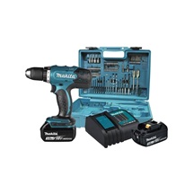 Šroubovák vrtací  AKU s příslušenstvím  LI-ION 18V/3,0AH MAKITA DDF453SFX1