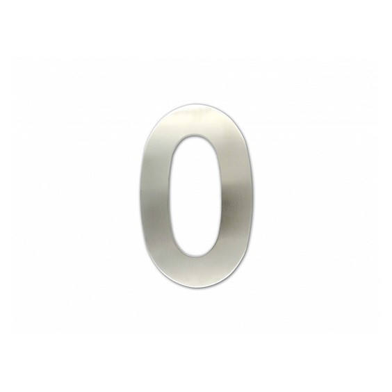 Číslice "0" fasádní 150mm NEREZ