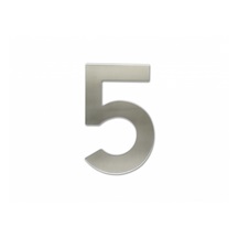 Číslice "5" fasádní 150mm NEREZ