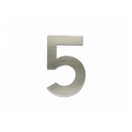 Číslice "5" fasádní 150mm NEREZ