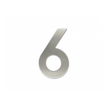 Číslice "6" fasádní 150mm NEREZ