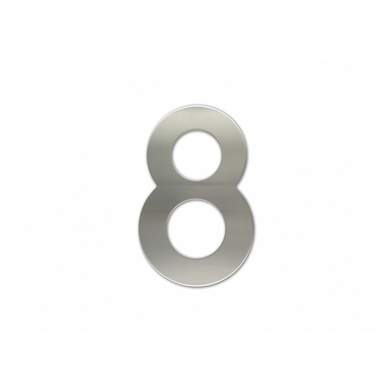 Číslice "8" fasádní 150mm NEREZ