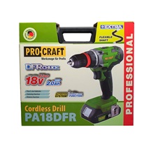 Šroubovák vrtací AKU 18V Procraft | PA18DFR