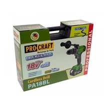 Šroubovák vrtací AKU 18V bezuhlíkový Procraft | PA18BL
