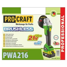 Bruska 125 mm AKU 20V 2x4,0Ah Li-Ion Procraft | PWA216