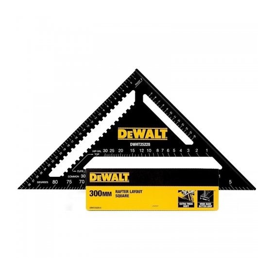 Úhelník pro tesaře 30cm DWHT25228-0