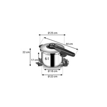 Tlakový hrnec SmartCLICK 6,0 l