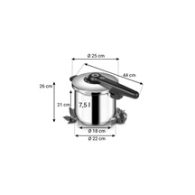 Tlakový hrnec SmartCLICK 7,5 l