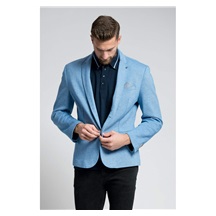 Polokošile pánská CityZen vel.L navy / světle modrá