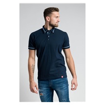 Polokošile pánská CityZen vel.4XL navy / světle modrá