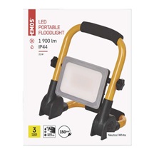 Reflektor LED přenosný, 21W neutrální bílá