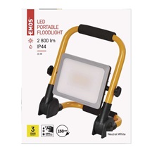 Reflektor LED přenosný, 31W neutrální bílá