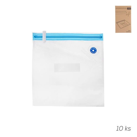 Sáček nylon do vakuovačky potr. 10 ks 22x21 cm+vzd. ventil