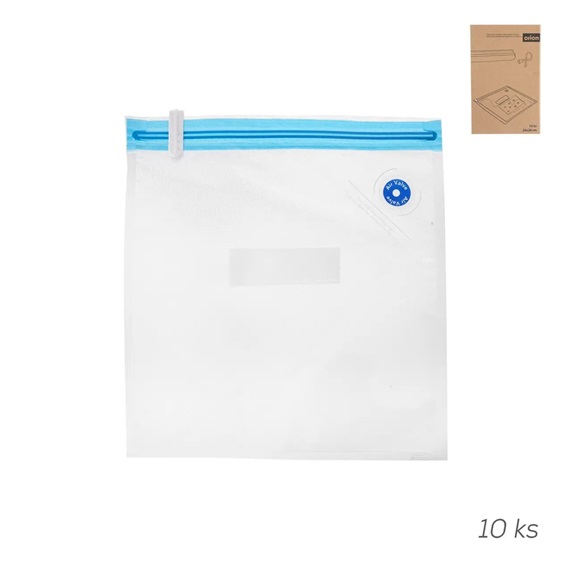 Sáček nylon do vakuovačky potr. 10 ks 26x28 cm+vzd. ventil