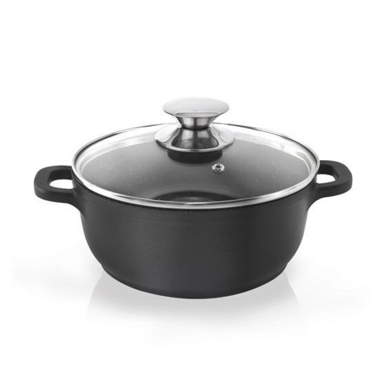 Hrnec GRANDE pr. 20 cm skleněná poklice