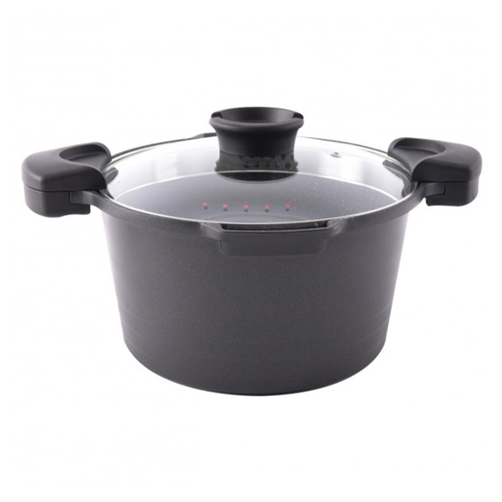 Hrnec GRANDE Pasta 5,5 l skleněná poklice