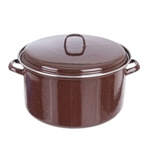 Poklice smalt BROWN 33 cm Lem