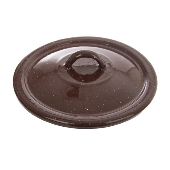 Poklice smalt BROWN 16 cm TM3