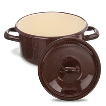 Poklice smalt BROWN 16 cm TM3