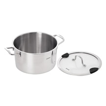 Kastrol nerez VENICE 6,2 l poklice sklo