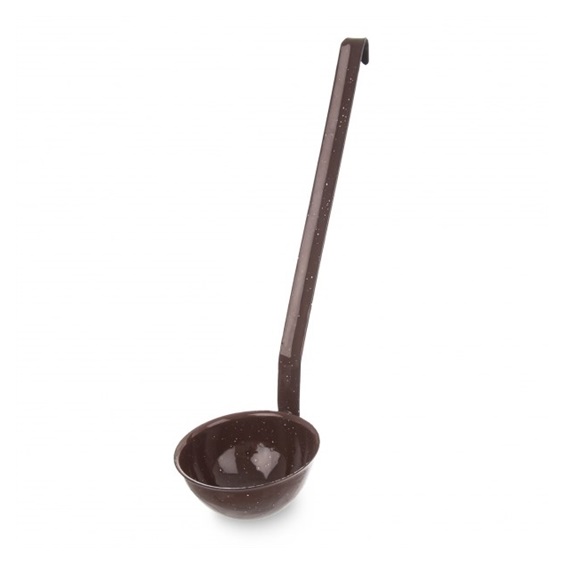 Naběračka smalt BROWN 33,5 cm, pr. 8 cm