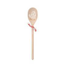 Vařečka dřevo oválná SNĚHULÁK 30 cm