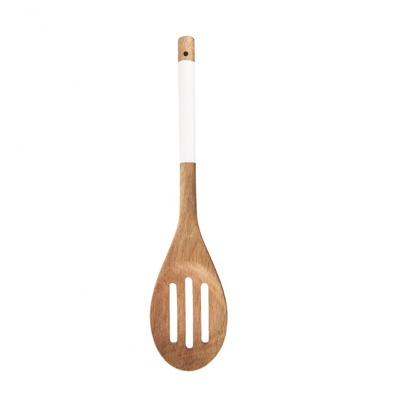 Vařečka akácie s otvory 30 cm WHITELINE