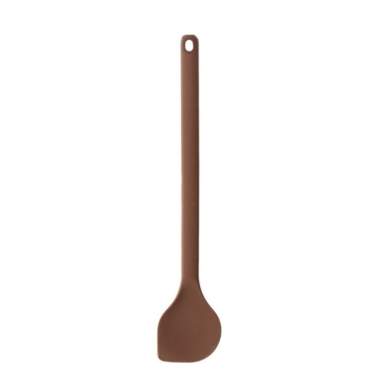 Vařečka silikon hranatá 28 cm hnědá
