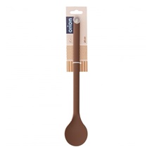 Vařečka silikon kulatá 28 cm hnědá