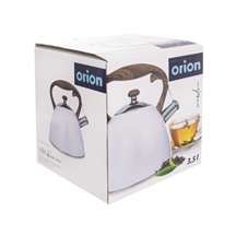 Čajník nerez WOODEN 3,5 l