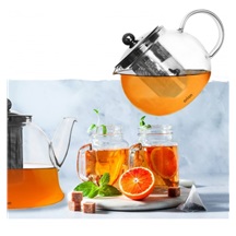Konvice var. sklo+filtr 0,8 l