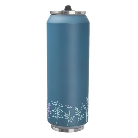 Termoska-plechovka ner. 0,7 l LOUKA petrolejová
