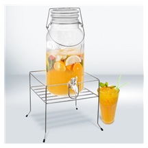 Láhev sklo+kohoutek 3,5 l