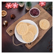 Pánev Crema volská oka/lívance pr. 26,5 cm 4 sekce vánoční