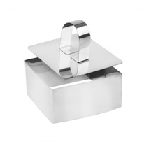 Forma na pečení/tvořítko+píst čtverec 8x8x4 cm
