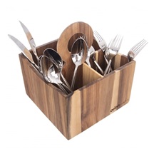 Stojan na příbory akácie WOODEN