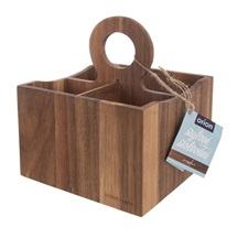 Stojan na příbory akácie WOODEN