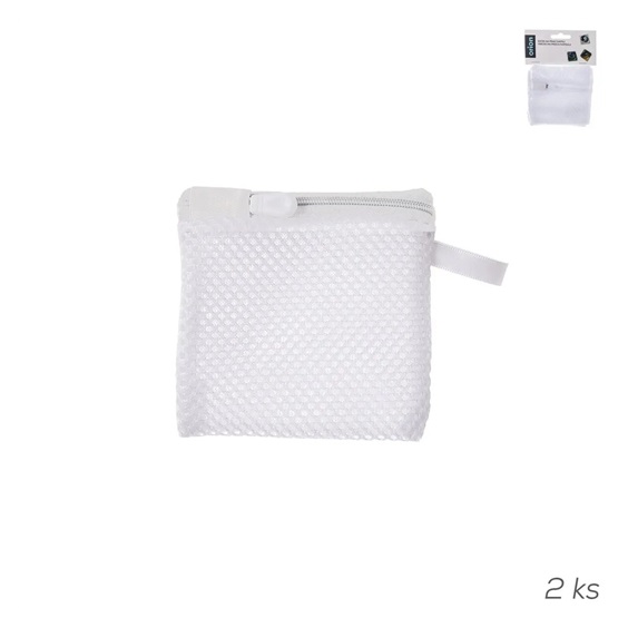 Sáček polyester na prací kapsli 10,5x10,5 cm 2 ks mix