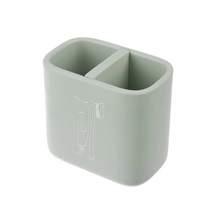 Držák zubních kartáčků polyresin dělený GREENISH