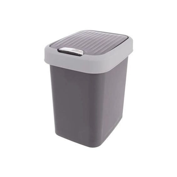 Koš odp. UH výkl. GREY Swing 12 l šedá