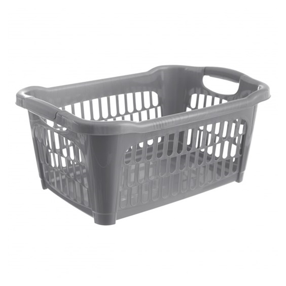 Koš prád. otevřený Hobby 25 l šedá
