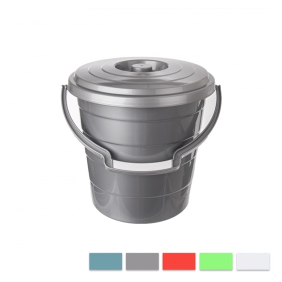 Vědro UH Hobby s víkem 10 l mix