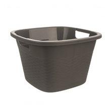 Dřez UH LOOP čtverec s uchy 16,8 l tm. šedá