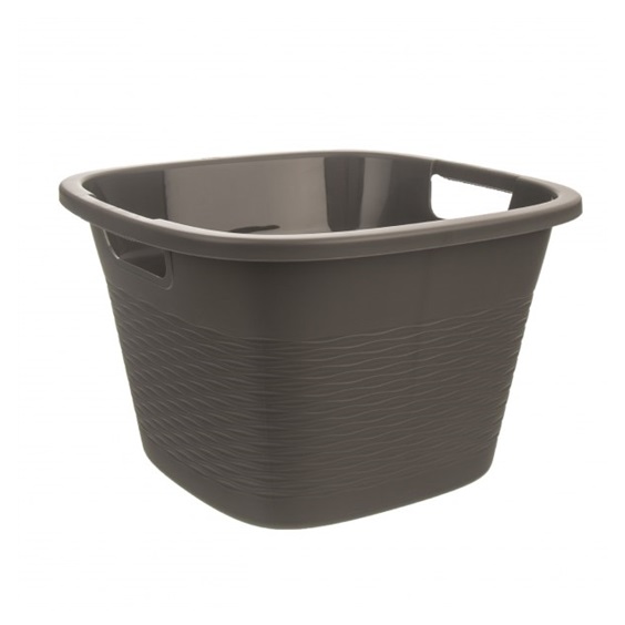 Dřez UH LOOP čtverec s uchy 16,8 l tm. šedá