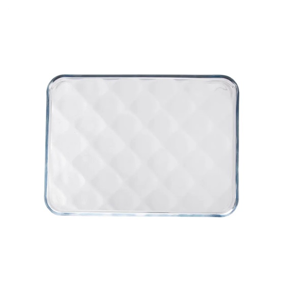 Tác borosil. sklo servírovací 33,4x24,4 cm