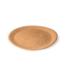 Talíř papír mělký NATURE kulatý pr. 22,5 cm 10 ks