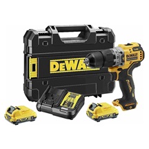 Vrtačka příklepová AKU DCD706D2 12V 2x2,0Ah Li-Ion
