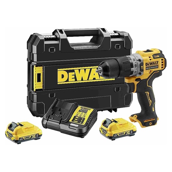 Vrtačka příklepová AKU DCD706D2 12V 2x2,0Ah Li-Ion
