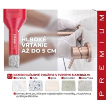 Sada vyrezávačů DCB11S2, 6-8-10-12 mm, M14, diamant,